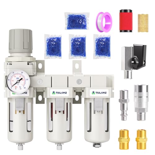 Système de séchage à l'air NPT 3/8 TAILONZ PNEUMATIC avec régulateur de pression