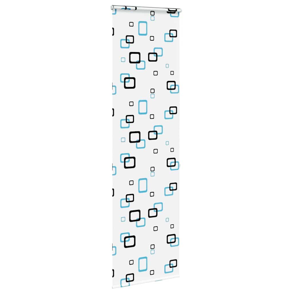 Roleta prysznicowa z kasetą 60 x 240 cm, PEVA wodoodporna, szerokość materiału 56 cm, wzór bąbelków, zajmuje mało miejsca, do łazienki
