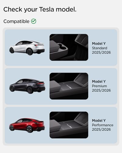 Cubierta premium Spigen para logotipo frontal de Tesla Model Y Juniper 2025 2026, negro 2