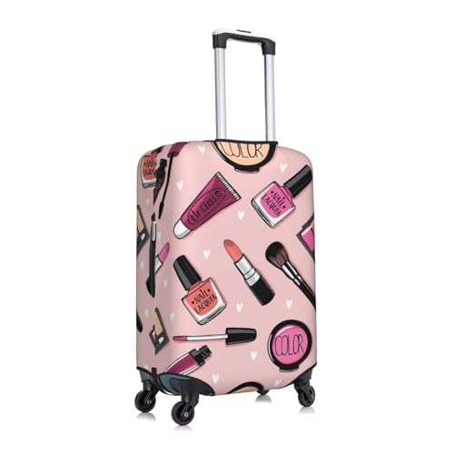 Modern Girl Cosmetic Print Luggage Suitcase Cover Protector Luggage Washable Covers With Concealed Zipper3