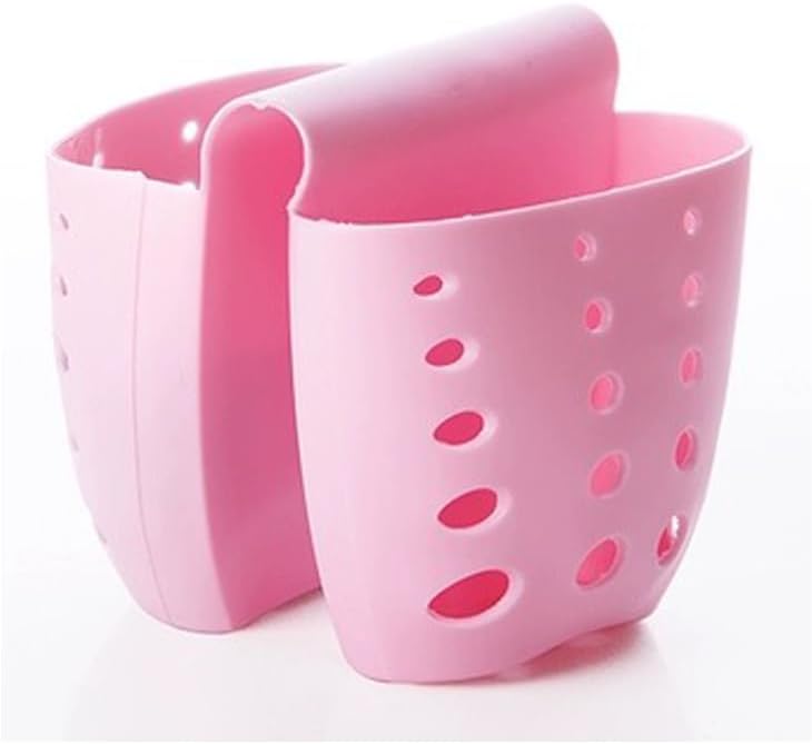 Amazon.com: Silicone Sponge Holder Kitchen Bath Sink Double Side Hanging Storage Basket (LB41 ...