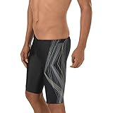 Speedo Men's PowerFLEX Eco Linear Lines Jammer Swimsuit