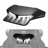 Black Hood Panel with Daytime Running Light for Ryker 600, 900 Sport, and Rally Editions, LED Auxiliary Light DRL Kit for Can-Am Ryker All Models Accessories, Replaces #219400848 and #219401075