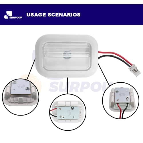 Image of W10843353 W10695459 Refrigerator LED Light Module Assembly Fits for Whirlpool Kenmore Maytag Replaces W11126053, W10660728, W10279030, W11205083