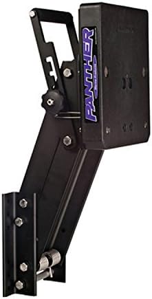 Marinetech Panther Marine 55-0416 Auxiliary Outboard 4-Stroke Motor Bracket - 16", Black