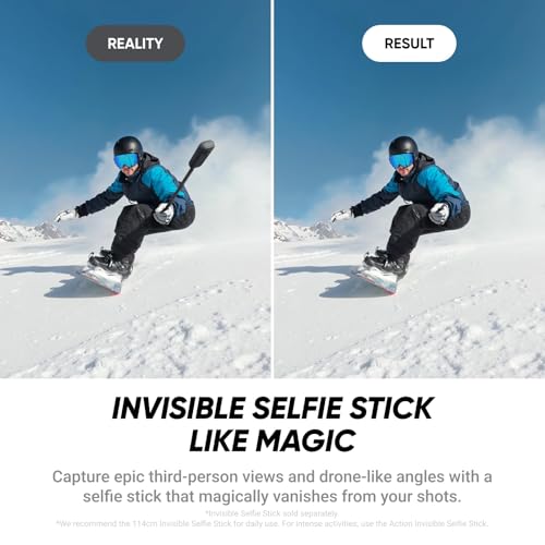 Image of Insta360 X4 Air Motorcycle Bundle - Lightweight 165g 8K 360 Camera, Invisible Selfie Stick, Replaceable Lenses, Shoot First & Frame Later, Built-in Wind Guard, FlowState Stabilization