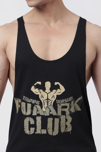 Image of FUAARK Men's Super Combed Cotton Tank Tops Gym Bodybuilding Vest Fitness Workout Sleeveless Stringers