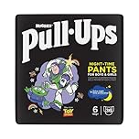Huggies Pull-Ups, Trainers Night Nappy Pants for 2-4 Years - Size 6-7 Pull Up Nappies (36 Pants) - Extra Night Time Protection - Support for Consistent Potty Training Routines