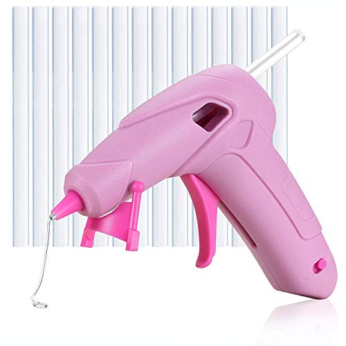 Cordless Hot Glue Gun with Glue Sticks (0.27 x 3.93 inch), USB Rechargeable Lithium Ion Battery, Portable Mini Glue Gun Kit for DIY, Crafts, Arts and Quick Home Repair