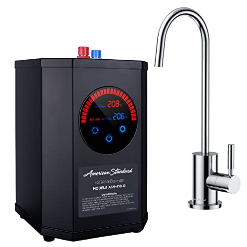 American Standard ASH-410 Digital Hot Water Dispenser, Includes Polished Chrome Single Handle Faucet 1500 Watts, 110v
