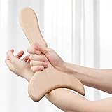 Allshow 木製 Gua Sha ツール プロフェッショナル リンパ排水 ツール 木製セラピー マッサージツール マデロテラピア用