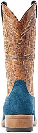 Ariat Mens Futurity Showman Western Boot Navy Roughout/Bite The Dust Brown 8.5 | Image 2