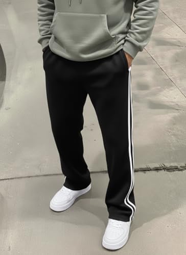 Image of dockstreet Loosefit Sweatpants /Loose Soft Casual Lowers /Casual for Men