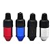 Metal Snuff with 5 Health Screens Snuff Bullet Powder Dispenser Sniff Free Funnel (4PCS)