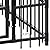 Animals & Pet Supplies,Pet Supplies,Dog Supplies,Dog Kennels & Runs,Outdoor Dog Kennel Steel 51.61 m²