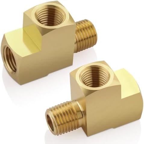 Npt Cross Brass Pipe Fitting Barstock Street Tee T 3 Way NPT 1/8"F X 1/8" F X 1/8... 4 Way Pipe Fitting