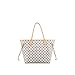 Louis Vuitton Neverfull MM Damier Azur Bags Handbags Purse (Rose Ballerine)