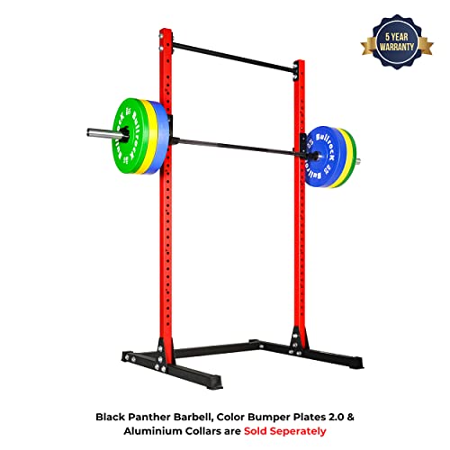 Image of BullrocK Raptor Squat Stand 486 Multipurpose Rack with Pull-Up Bar for Home & Commercial Gym Bench Press & Squatting Powerlifting Squats Rack (Bossy Blue)