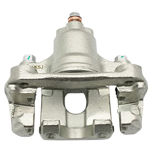 Image of TRQ Rear Driver and Passenger Side Brake Caliper Set Caliper Brackets Hardware Compatible with 06-07 Toyota Avalon 02-06 Camry US Built Models 04-08 Solara