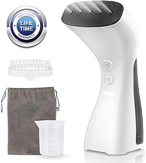 Garment Steamer for Clothes, 2-in-1 Dry & Steam Iron, 1000W Powerful Travel Steamer