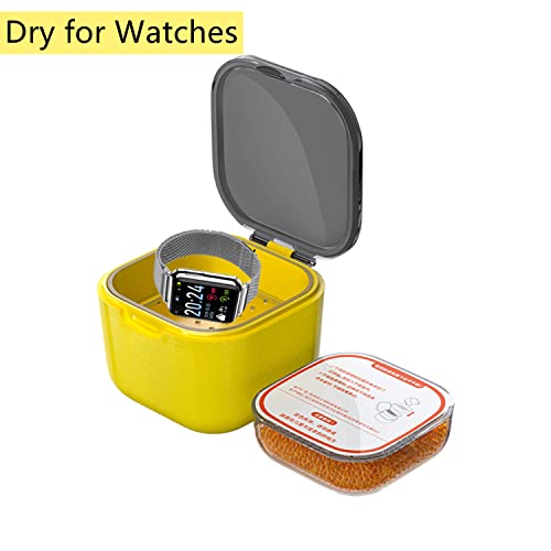 Hearing Aid Dryer Sweat & Moisture Remove Drying Capsules Drying Kit Case For Wardrobe Hearing Amplifier Bluetooth Earbuds Jewelry Watch (1 Dryer+1 Replace Beads Set) #TOP3