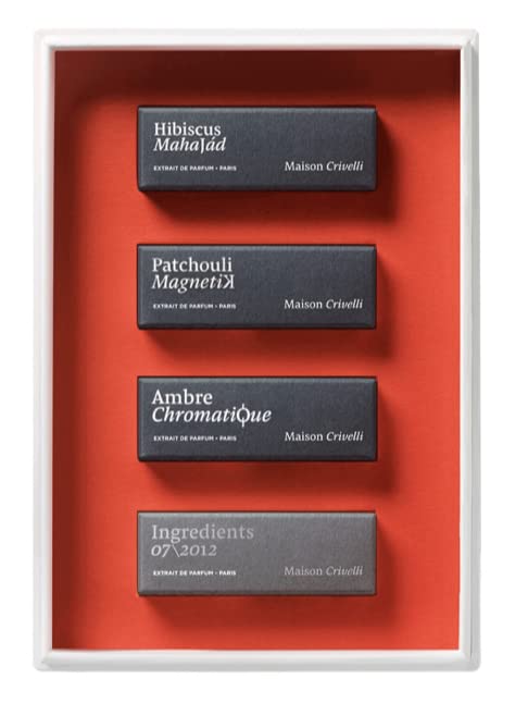 Maison Crivelli - COFFRET EXTRAITS - discovery set 4 x 1,5 ml