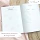 mintkind® Babyalbum Dein erstes Lebensjahr A5 Rosa | Baby Fotoalbum zum Selbstgestalten | Baby Geschenk für Mädchen und Junge | Babybuch zum Eintragen | Baby Buch ab 0 Monate | Baby-Tagebuch