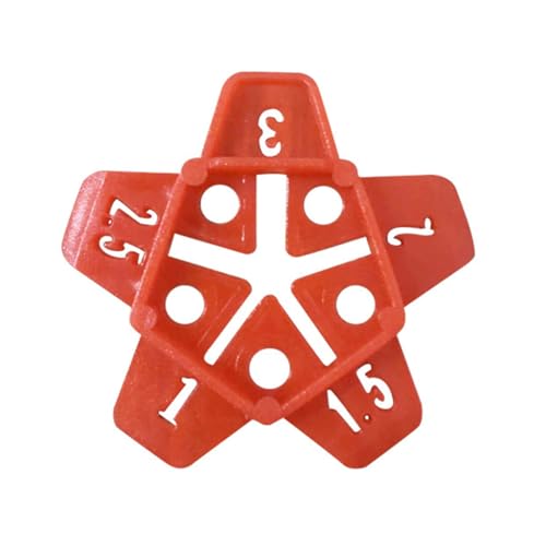 50 cuñas de nivel reutilizables espaciadores de azulejos de 1 mm/1,5 mm/2 mm/2,5 mm/3 mm, sistema de nivelación de azulejos, espaciadores de localizador, alicates espaciadores de suelo 3/8