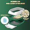 IMMCUTE Zeolite Litter Pellets, 9lb Bag Lasts 60 Days, Odor Control Cat Litter Pellets with Extra 10 Ct Pee Pads, Non Clumping Cat Litter, Low-Tracking, Unscented