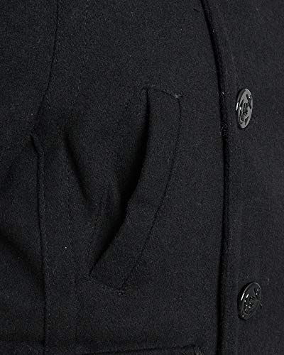 Urban Republic Boys' Wool Blend Peacoat With Faux-Fur Lining And Flap Pockets thumb #3