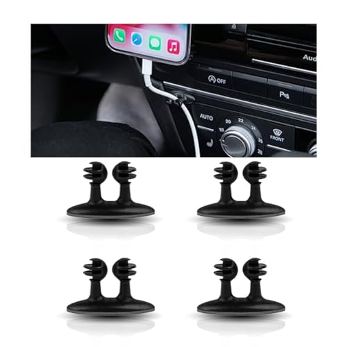 4PCS Car Cable Clips Holder