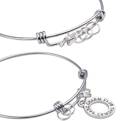 image for PH PandaHall 6 Sizes Silver Split Rings Iron Double Jump Rings Jewelry