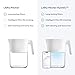 LARQ Water Filter Pitcher 1.9L (8-Cup) – Nano Zero Filter Removes Chlorine, Lead, PFAS & More – Pure White