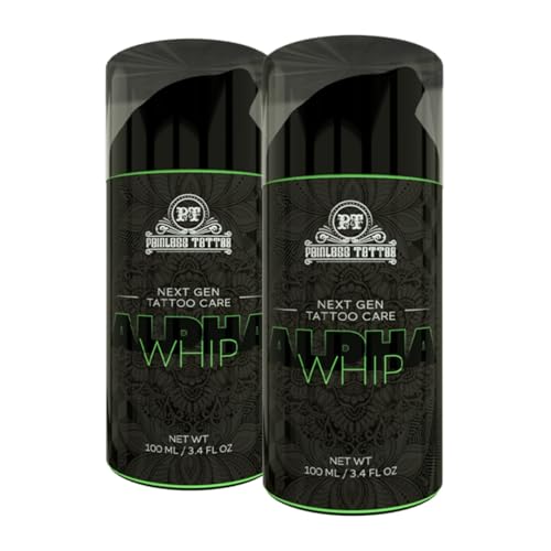 Alpha Whip Premium Tattoo Aftercare Product (Two 3.4oz Tubes)