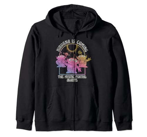 Sweat Alien Toy Story Nirvana Is Coming zippé vintage pour fans de pop culture rétro