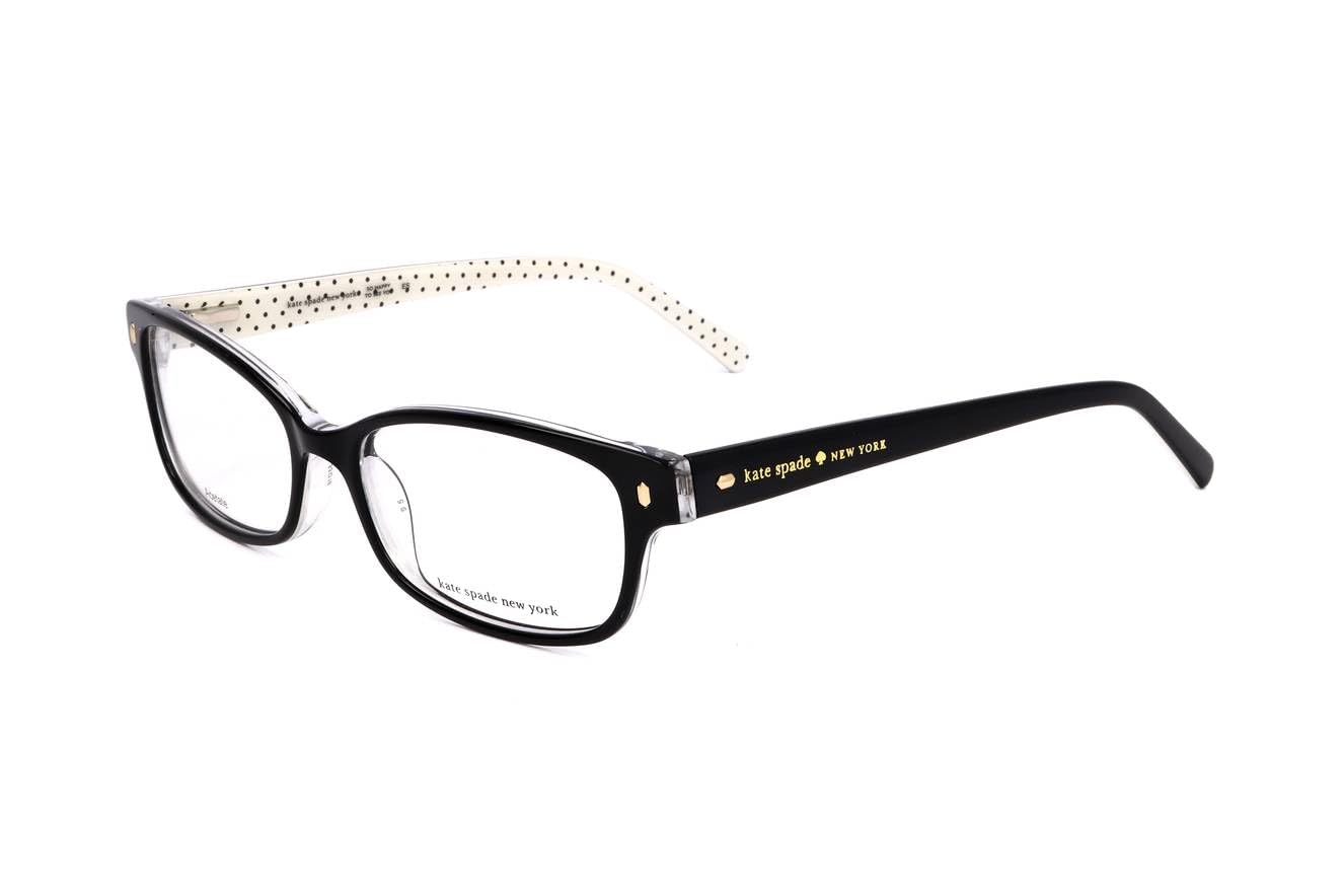 Kate Spade LUCYANN BKPTTRWHT Women's Glasses Frame