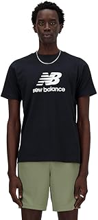 تيشرت عصري مزين بلوجو العلامة التجارية للرجال من نيو بالانس