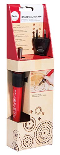 RAYHER 89766000 Engraving Kit with 9 Lighting Fittings Plus Shelf Brackets, Plastic, Metal, Black, Red, 30 x 9.3007 x 4.5 cm