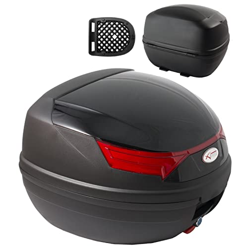 Top Case pour Moto A-pro, Top Case avec Feux Stops pour Moto, Scooter et Quad, 32 L