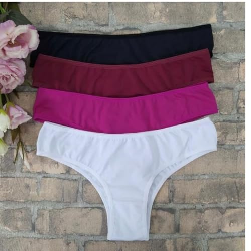 Kit 12 Calcinhas Conforto Calcinha Tanga Feminina Microfibra Aduto - G