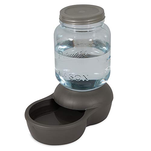 Petmate Mason Inspired Replendish Gravity Waterer, Water Dispenser for