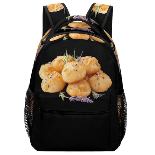 Cheese Puffs Funny Backpack Casual Daypack Lightweight Shoulders Bag for Men Women Cute Print
