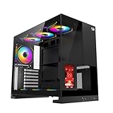 Gabinete Gamer Redragon Eternal Pro Preto Sem Fans com Tela LCD CA-613B