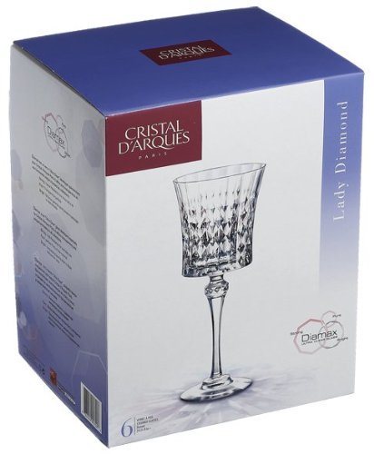 Cristal D'Arques Paris - Collection Ultime - 6 Verres à Eau 35 Cl En Cristallin Brillance Transparence Et Haute Resistance Fabriques En France Emballage Renforce Adapte A La Vente En Ligne