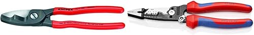 KNIPEX Tools Cable Shears and Wire Stripper Bundle (8 inches)