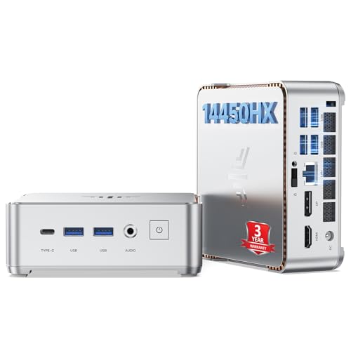 Deal: KAMRUI Hyper H2 Mini Gaming PC, in-tel Core i5-14450HX Mini Computers (10C/16T, 4.8GHz), 32GB RAM 1TB PCle4.0 SSD Micro Desktop PC, Triple 4K Display, USB Type-C, WiFi6, BT5.2, Business Office Home