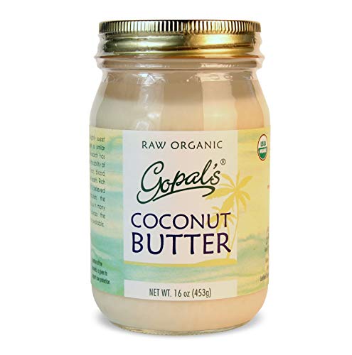 Gopal's Raw Organic Coconut Butter from 100% Organic and Non-GMO Coconuts, USDA Certified – Gopal’s Coconut Butter 16 oz (453g)