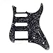 Guitar Pickguard For YAMAHA Pacifica EG 112 PAC112V, 4Ply Black Pearloid