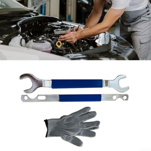Extractor de embrague de ventilador 32mm y 36mm con llaves de acero endurecido para coches 3