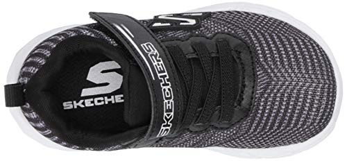 Tênis Infantil Skechers Eclipsor 95030n-bkw, Cor: Cinza/preto, Tamanho: 27
